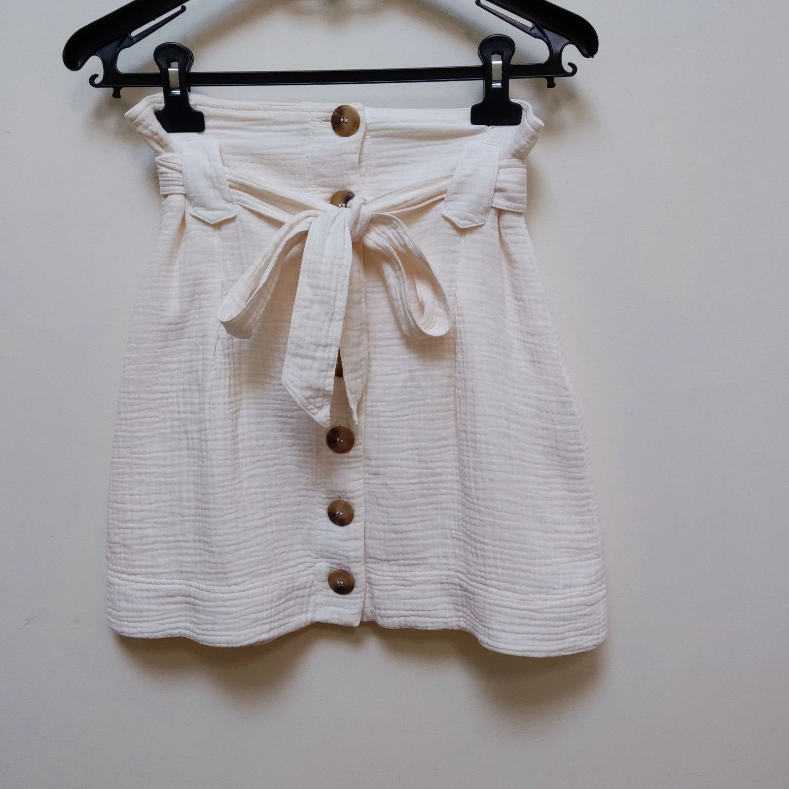 Sézane Size XS Mini saia com cinto